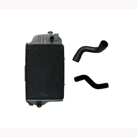 Aic Replacement Parts 1492653015 Radiator w Top & Lower Hose Fits John Deere 300B 301A 302 400 401 480 AR65715-HOSE